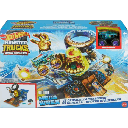 Pista Mega Wrex versus Crushzilla Juego de Derribo