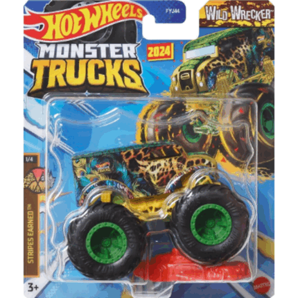 Monster Truck Trucks Stripes Earned