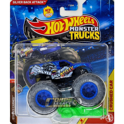 Monster truck silver back attack